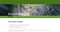 Desktop Screenshot of koivulaukka.com